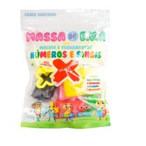 Kit Massa EVA Numeros E Sinais Com Moldes E Ferramentas 60g