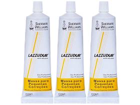 Kit Massa Para Pequenas Correções Lazzudur Sherwin Williams 200G 3 Unidades Reparo Imperfeições Auto Kit Massa Para Pequenas Correções Lazzudur Sherwin Williams 200G 3 Unidades Reparo Imperfeições Auto