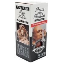 Kit Massa Plastilina Corfix 500g 612 Mahogany 2 Unidades