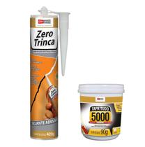 Kit Massa Tapa Tudo 5000 Pote De 90g + Bisnaga 420g Zero Trinca Veda Trinca Sela Trinca