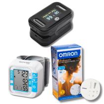 Kit Massageador de Eletroterapia Omron + Oxímetro Bic + Monitor de Pressão Multilaser