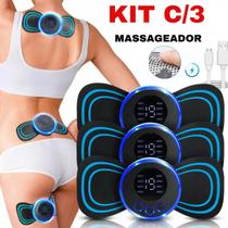 KIT Massageador Elétrico Compacto para Massagem Rápida e Eficiente