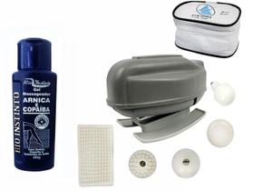 Kit Massageador Elétrico Corporal 220v + Gel Arnica e Copaíba