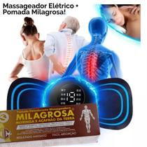 Kit Massageador Elétrico Portátil + Pomada Massageadora para dor Lombar, dor Costas, dor Corpo Kit Massageador Elétrico Portátil + Pomada Massageadora para dor Lombar, dor Costas, dor Corpo