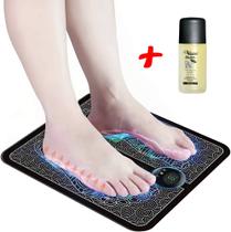 Kit Massageador Tapete Elétrico Ems Para Pés Fisioterápico + Óleo de Massagem Kit Massageador Tapete Elétrico Ems Para Pés Fisioterápico + Óleo de Massagem