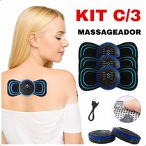 KIT Massageador Vibratório de Uso Portátil e Compacto