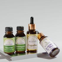 Kit Massagem Linfática de Óleos Essenciais e Vegetais Accenti