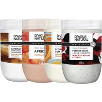 Kit massagem redutora modeladora 4 cremes d'água natural Kit massagem redutora modeladora 4 cremes d'água natural