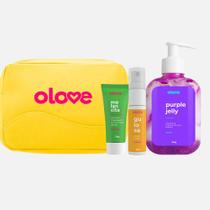 Kit Massagem Sensual Hot e Doce Olove + Presente Necessaire