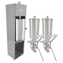 Kit Masseira de Churros com 2 Doceira de Churros 2 Litros Recheadeira de Churos ATECH INDCOM