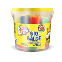 Kit Massinha Big Balde 30 Massinhas - Acrilex Kit Massinha Big Balde 30 Massinhas - Acrilex