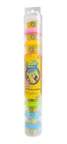 Kit Massinha Bob Esponja -Tubo 10 Mini Potes - Sunny 449