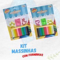 Kit Massinha Com Forminhas Mão na Massa Well Kids