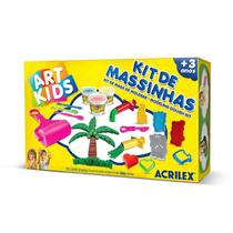 Kit Massinha De Modelar - 450 Gramas - Acrilex - Art Kids
