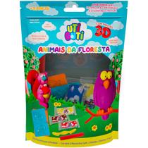 Kit massinha de modelar animais da floresta - utiguti - 108