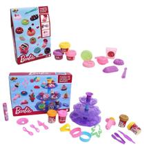 Kit Massinha de Modelar Barbie Donuts + Barbie Bakery - Fun