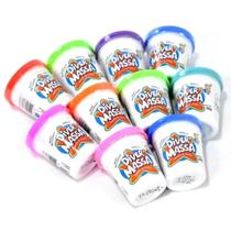 Kit Massinha de Modelar Coloridas Sortidas Divermassa 12 Unidades Kit Massinha de Modelar Coloridas Sortidas Divermassa 12 Unidades