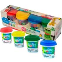 Kit Massinha De Modelar Criative Kids 4 Potes Com 56g Cada