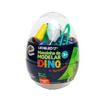 Kit Massinha de Modelar Dinossauro 24 cores e 7 Ferramentas Kit Massinha de Modelar Dinossauro 24 cores e 7 Ferramentas