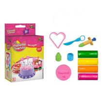 Kit Massinha de Modelar Divertida 10pcs Kit Festa Art Brink Kit Massinha de Modelar Divertida 10pcs Kit Festa Art Brink
