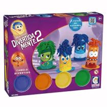Kit Massinha de Modelar Divertidamente 2 - Cabelo Divertido - Cotiplás Kit Massinha de Modelar Divertidamente 2 - Cabelo Divertido - Cotiplás