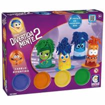 Kit Massinha de Modelar Divertidamente 2 - Cabelo Divertido - Cotiplás Kit Massinha de Modelar Divertidamente 2 - Cabelo Divertido - Cotiplás