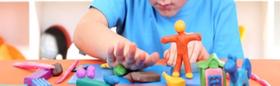 Kit massinha de modelar infantil criativa colorida