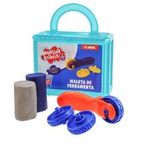 Kit Massinha de Modelar Maleta Divertida Ferramentas Estrela Kit Massinha de Modelar Maleta Divertida Ferramentas Estrela