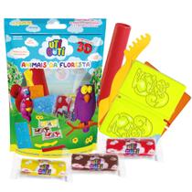 Kit Massinha de Modelar Uti Guti Animais da Floresta 7 Peças Kit Massinha de Modelar Uti Guti Animais da Floresta 7 Peças