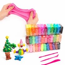 Kit Massinha EVA 36 Cores Sortidas Para Arte Escola Artesanato Lembrancinha Não Gruda Mãos Infantil Kit Massinha EVA 36 Cores Sortidas Para Arte Escola Artesanato Lembrancinha Não Gruda Mãos Infantil