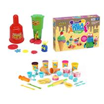 Kit Massinha Infantil Completo Gelateria + Massa Maluca Kit Massinha Infantil Completo Gelateria + Massa Maluca