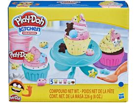 Kit Massinha Kitchen Creations Play-Doh - Cupcakes Coloridos Hasbro com Acessórios
