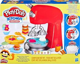 Kit Massinha Kitchen Creations Play-Doh Misturador - Mágico Hasbro com Acesórios