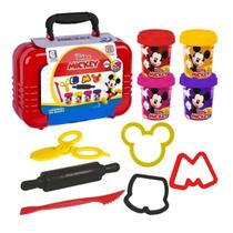 Kit Massinha - Lancheira Do Mickey - Disney Junior Brinquedo Infantil - Cotiplás