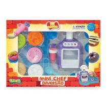 Kit Massinha Mini Chef Ki Massa Diversão Sunny Brinquedos