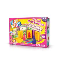 Kit Massinha - Mini Livro Princesas - Art Kids Acrilex