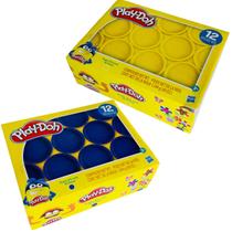 Kit massinha play doh 12 potes escolha sua cor hasbro e4829