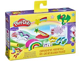 Kit Massinha Play-Doh Mundo Mágico dos Unicórnios - Hasbro com Acessórios