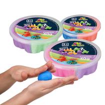 Kit Massinha Pula e Molda com 3 unidades total 120g
