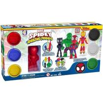 Kit Massinha Spidey E Amigos - Cotiplás Kit Massinha Spidey E Amigos - Cotiplás