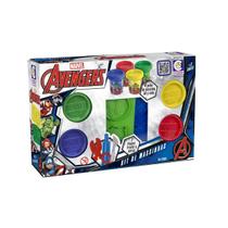 Kit Massinhas com Plaquinhas Marvel Avengers - Cotiplás - Cotiplas Ind. Com Art.plast. L