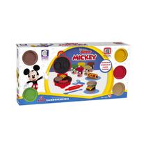 Kit Massinhas Com Sanduicheira Mickey Disney - Cotiplás