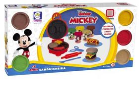 Kit Massinhas Com Sanduicheira Mickey Disney - Cotiplás