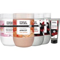 Kit massoterapia 2 pimenta negra rosa mosqueta esfoliante