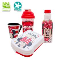 Kit Máster Hora do Lanche Garrafa 500ml, Shakeira 580ml, Caneca 360ml, e Sanduicheira