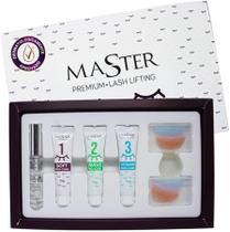 Kit master lash lifting brow lamination passo 1 2 3 gel fixador pads