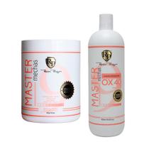 Kit master mechas ox 40 + pó descolorante