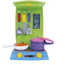 Kit Master Para Cozinha Com 7 Acessórios Brinquedo Infantil Poliplac