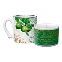 Kit Masterchef Caneca e Vela Bergamota Italiana e Ervas Finas DaniFernandes