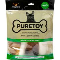 Kit Mastigáveis Cães Puretoy Raça Peq/Med, 2 Ossos + 2 Cascos + 1 Chifre